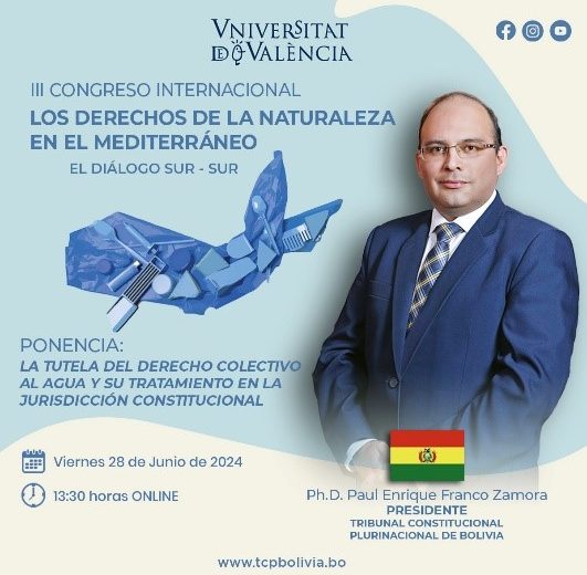 Ponente en el III Congreso Internacional sobre los Derechos de la Naturaleza en el Mediterráneo