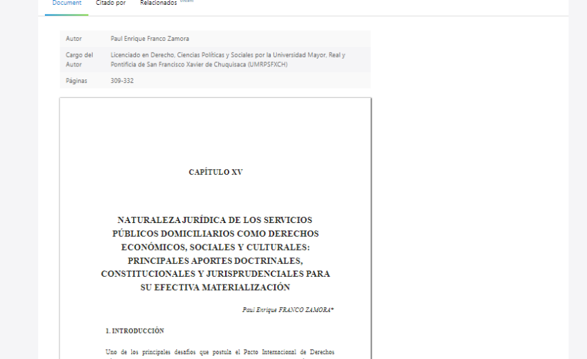 Naturaleza jurídica de los servicios públicos domiciliarios como derechos económicos, sociales y culturales