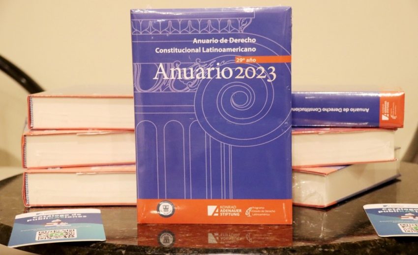 Participación en el acto de presentación del“Anuario de Derecho Constitucional Latinoamericano Edición 2023”