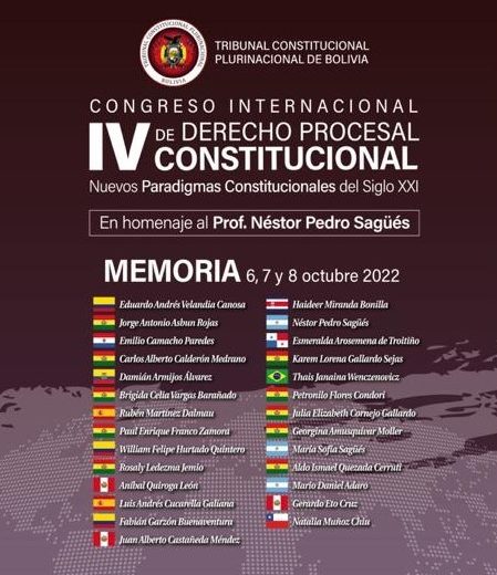 El Ecologismo Jurídico como respuesta a la crisis climática. Memoria del IV Congreso Internacional de Derecho Procesal Constitucional