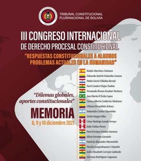 Constitución Ecológica y Derechos Relacionados al Medio Ambiente. Memoria del III Congreso Internacional de Derecho Procesal Constitucional